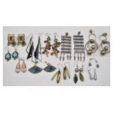 12pc Vintage Style Earrings Lot