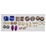 14pr Vintage Style Earrings Lot