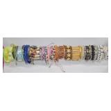 Mixed Fashion Beaded Bracelet Lot