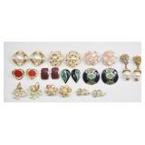 Vintage Earrings Lot 11 Pairs Mixed Styles