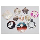 Assorted Mother-of-Pearl Pendant Lot