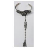EJC '95 Eagle Cuff Bracelet w Dangle