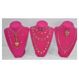 6 Pc Fashion Necklace Lot