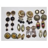 10 Pc Vintage Style Earrings Lot