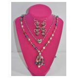 Soho, Tammy Jewels & .925 Garnet Earrings