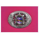 Vintage Brooch Lot w/ Art Glass