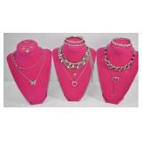 Necklace & Bracelet Lot 12 Pc Mixed