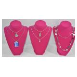 6pc Fashion Necklace Pendant Lot