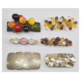 Vintage Beaded & Novelty Barrettes Lot