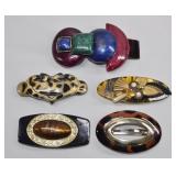 Vintage Style Statement Barrettes Lot