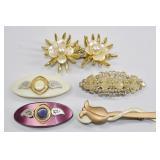 Vintage Pearl & Decorative Barrettes