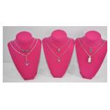 6pc Fashion Pendant Necklace Lot