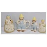 Otagiri Japan Farmer Sugar Creamer S&P Set