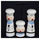 1950s Davar Chef Oil & Vinegar Set w caddy