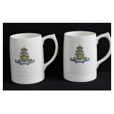 2 Wedgwood Barlaston Crested Mugs
