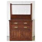Antique Washstand w Towel Bar