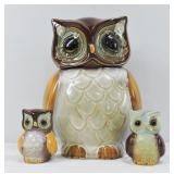 Abbott Owl Jar & Salt Pepper Set
