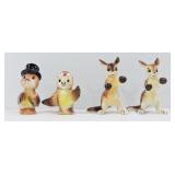 Japan Figural S&P Shakers 4' Set