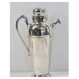 Vintage Art Deco Silver-Plated Cocktail Shaker
