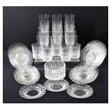 31pc Cross & Olive Cut Crystal Set