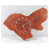 Live Edge Wood Wall Clock - Signed
