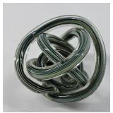 Murano Style Art Glass Knot Sculpture