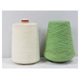 2 Large Industrial Yarn Spools Lot