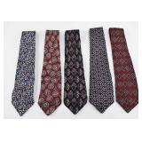 5 Hardy Amies Silk Ties London