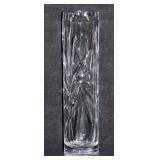Cut Crystal Vase Pinwheel Pattern