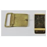 Barlow Brass Buckle & Money Clip Set