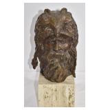 Paul Calle ï¿½Free Trapperï¿½ Bronze Bust