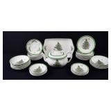 Spode Christmas Tree 42pc Dinnerware Set