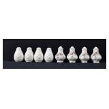 8pc Mini Salt & Pepper Shakers Set