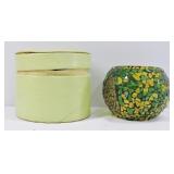 Mosaic Glass Candle Holder w Box