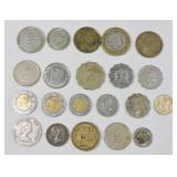 World Coins & Tokens Mixed Lot