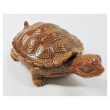 Vintage Turtle Covered Dish Ceramic