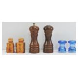 Vintage Salt & Pepper Mill Assortment
