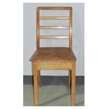 Vintage Wood Ladder Back Chair