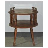 Round 2-Tier Gallery Side Table