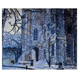 Oil on Canvas Old Court House (Before Restoration)