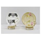 Royal Bayreuth & Elizabethan Tea Cups