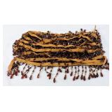 Vintage Beaded Trim Root Beer 5 Yards