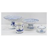 Blue & White Porcelain Decor Lot