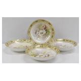RS Prussia Floral Bowls 4pc Set