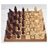 Birks Italian Carved Chess Set & Board