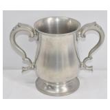 Crown & Rose Pewter Loving Cup 7'
