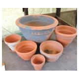 Assorted  Terra Cotta Planter Pots