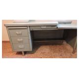 MCM Vintage Industrial Steel Office Desk