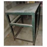 Vintage Industrial Work Table / Shop Bench