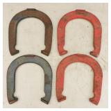 Set of Four Cast Iron Horseshoes